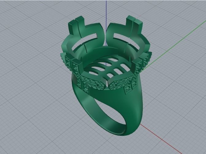 Ring Model 1670 3D print model_2