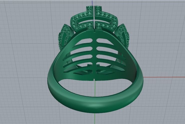 Ring Model 1670 3D print model_4