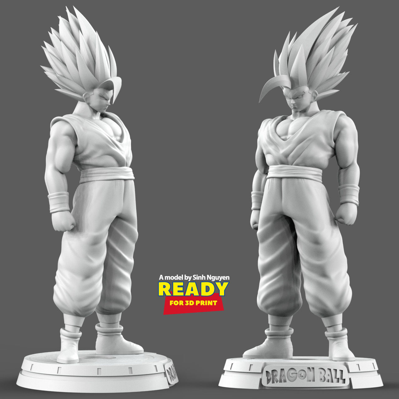 Gohan Beast 3D print model_3