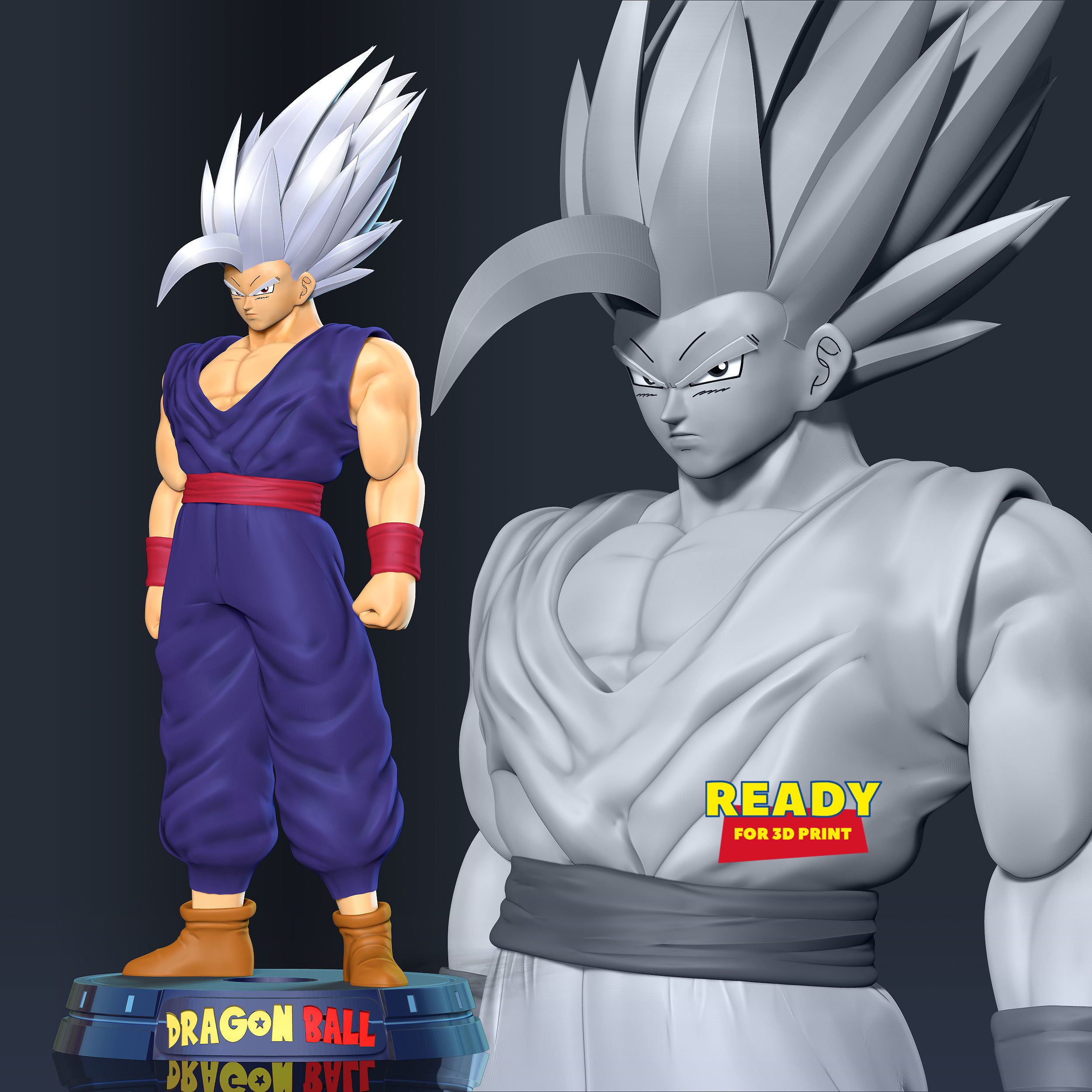 Gohan Beast 3D print model_8