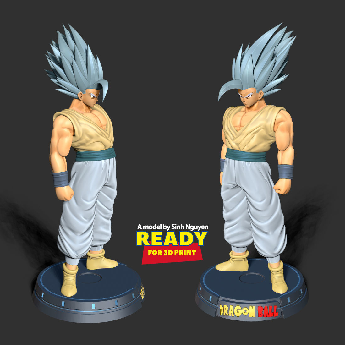 Gohan Beast 3D print model_4