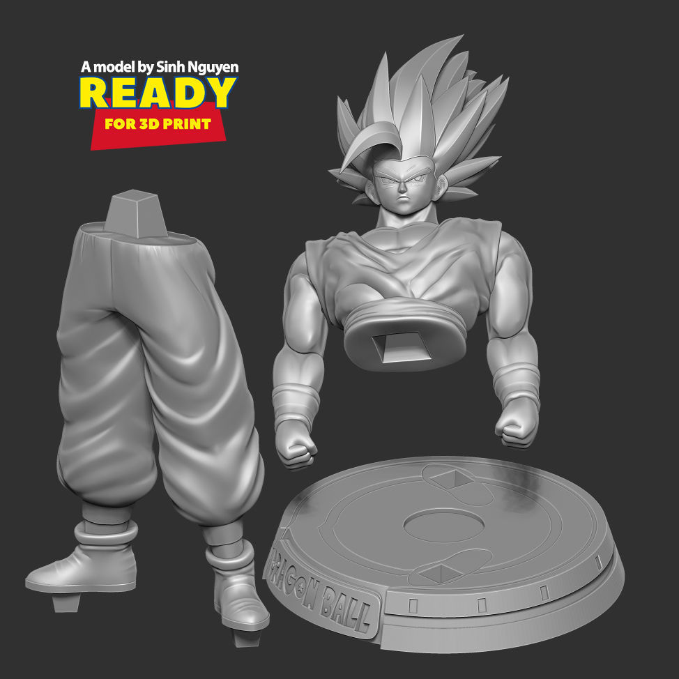 Gohan Beast 3D print model_2