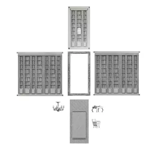 Library Booknooks 2 3D print model