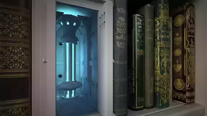 Cabin Book nooks 3D print model