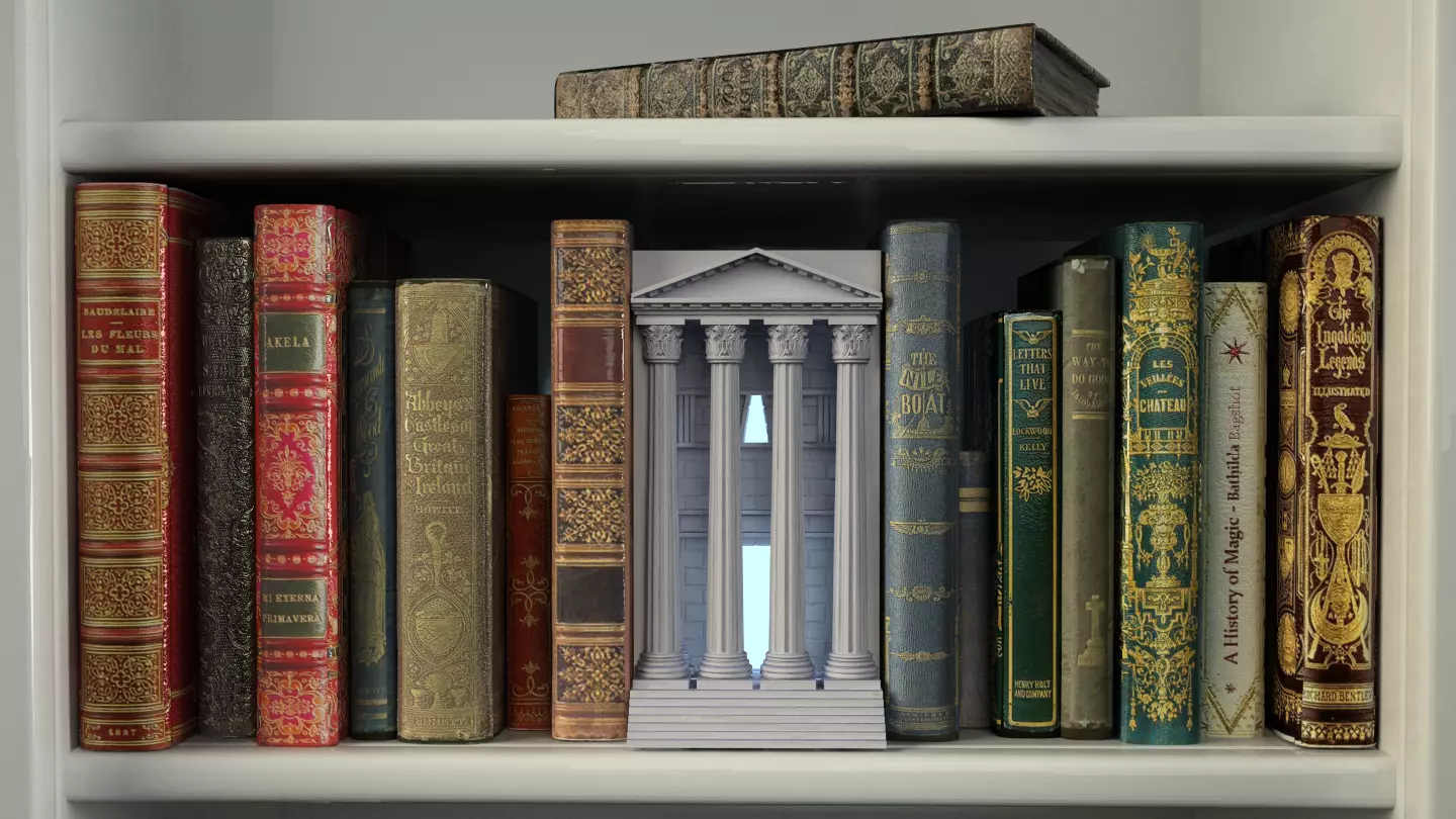 Greek Booknooks 3D print model