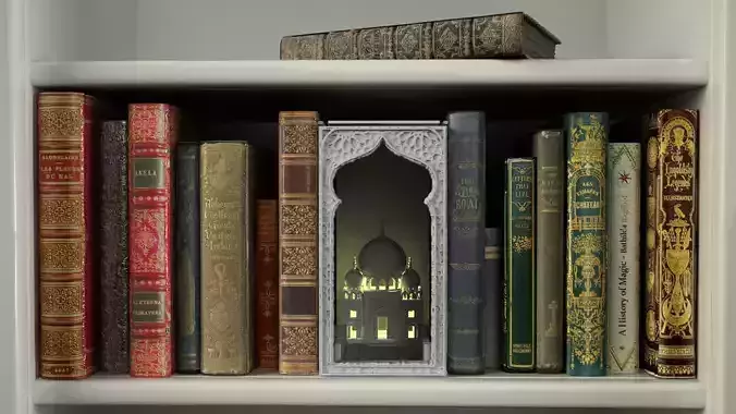 Oriental Booknooks 3D print model