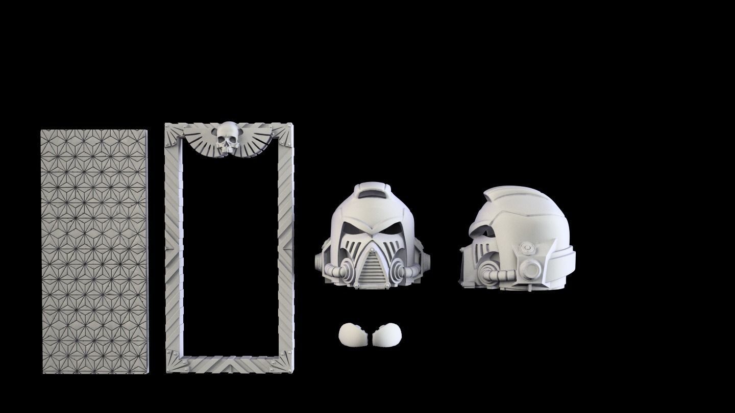 space helmet booknooks 3D print model_1