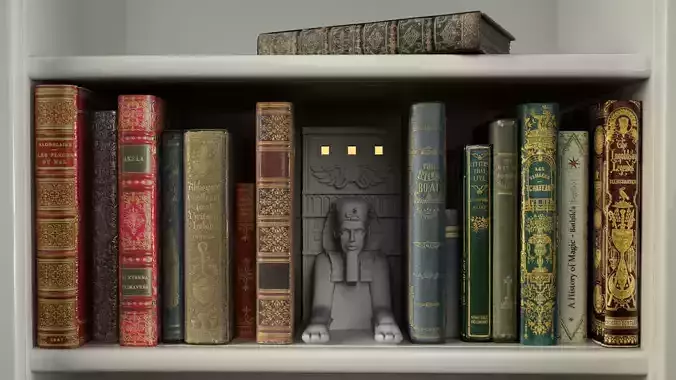 Egyptian Booknooks 3D print model