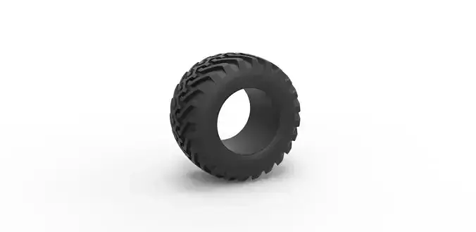 Offroad tire 49 Scale 1 to 25