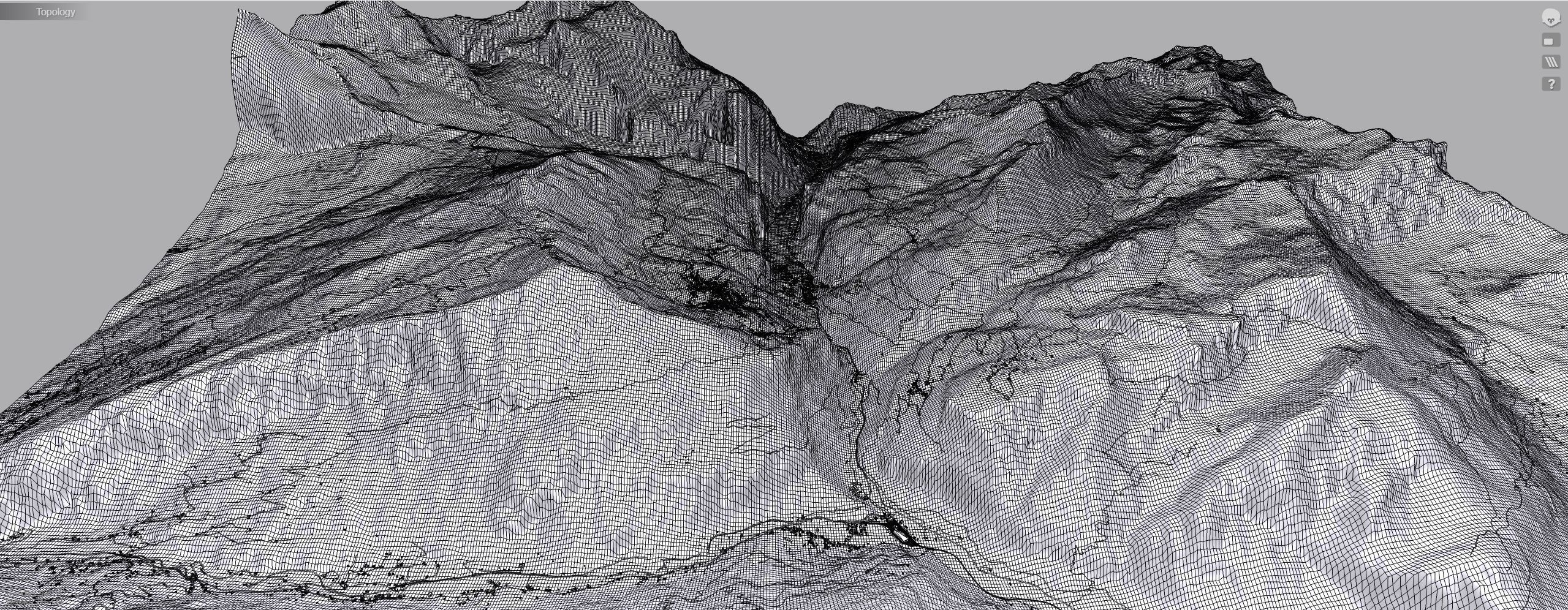 Mountain landscape and cityscape Lauterbrunnen Switzerland 3D model_16