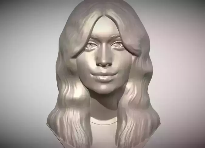 Camila Cabello bust for 3D printing 3D print model