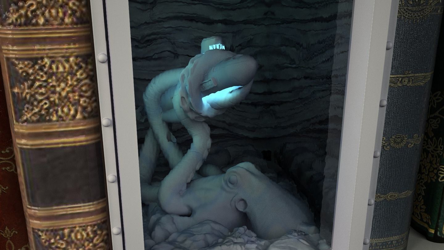 Under water 3D print model_2