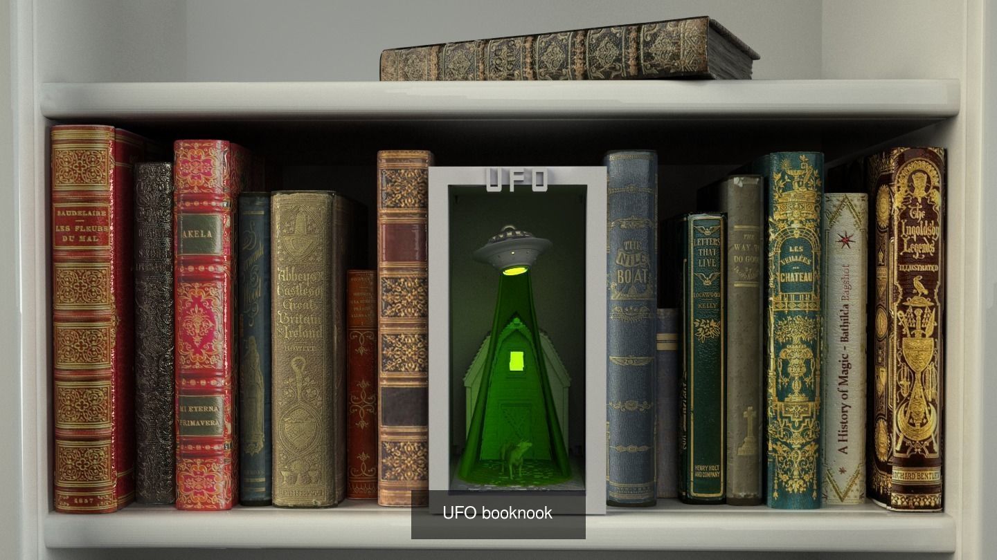 The scenic library  3d printable STL files Bundle 3D Model Collection_24