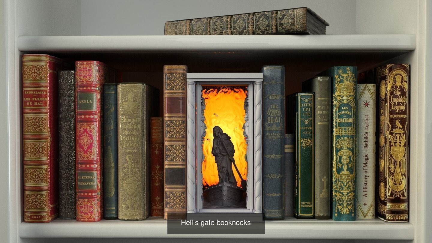 The scenic library  3d printable STL files Bundle 3D Model Collection_19