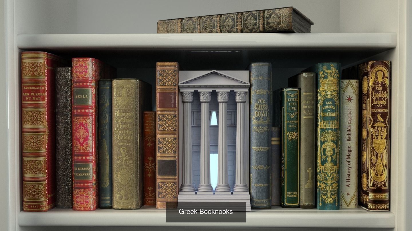 The scenic library  3d printable STL files Bundle 3D Model Collection_11