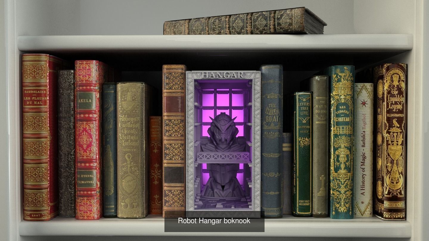 The scenic library  3d printable STL files Bundle 3D Model Collection_25
