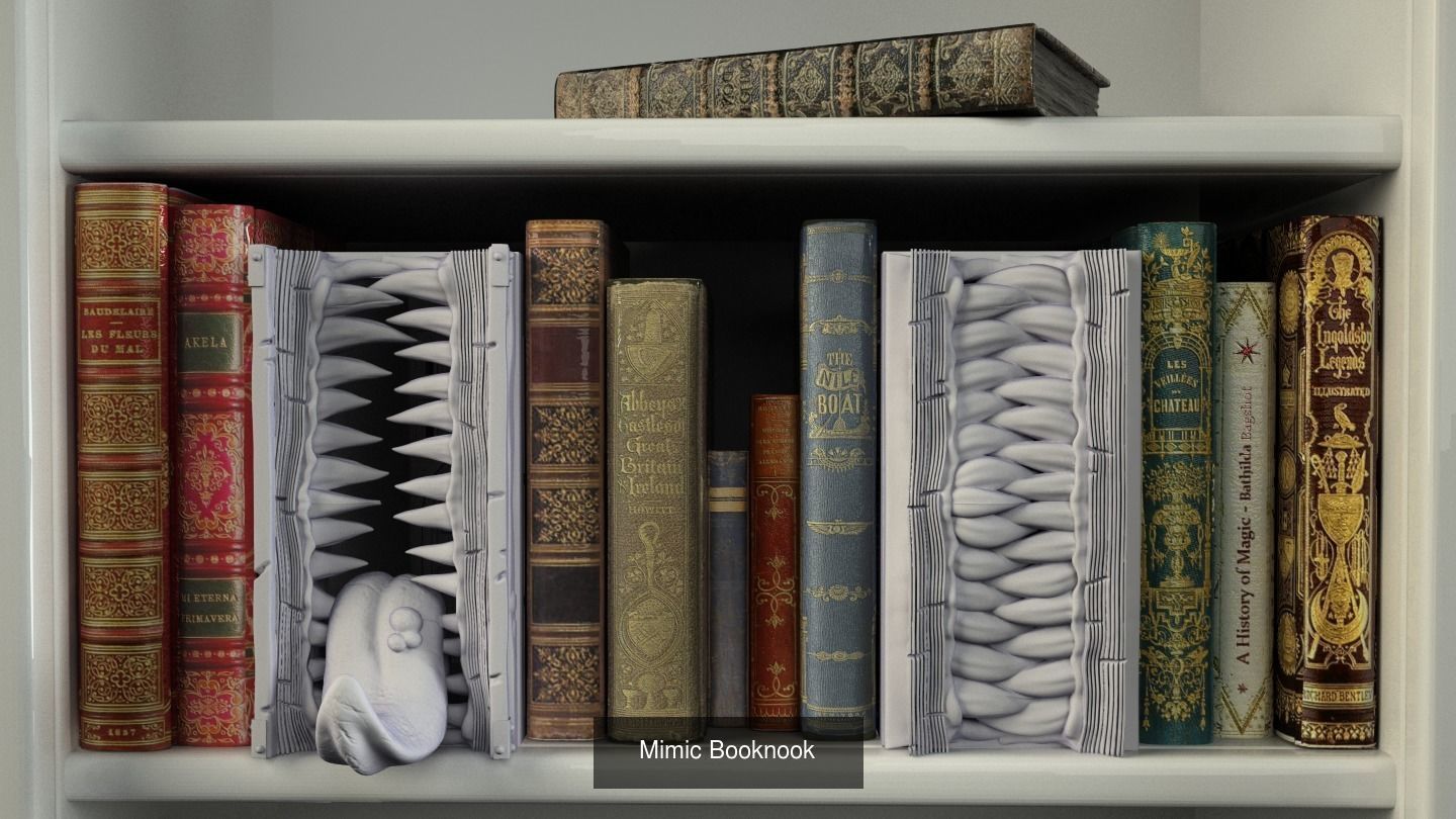 The scenic library  3d printable STL files Bundle 3D Model Collection_20