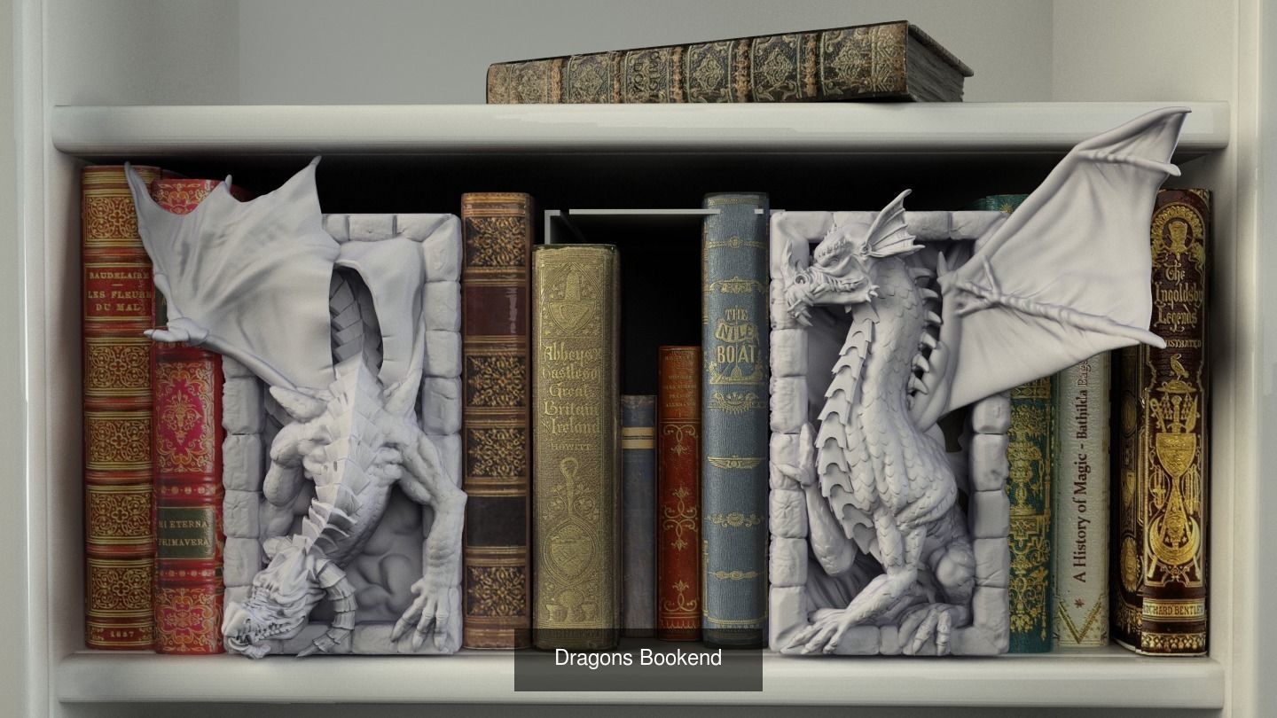 The scenic library  3d printable STL files Bundle 3D Model Collection_16