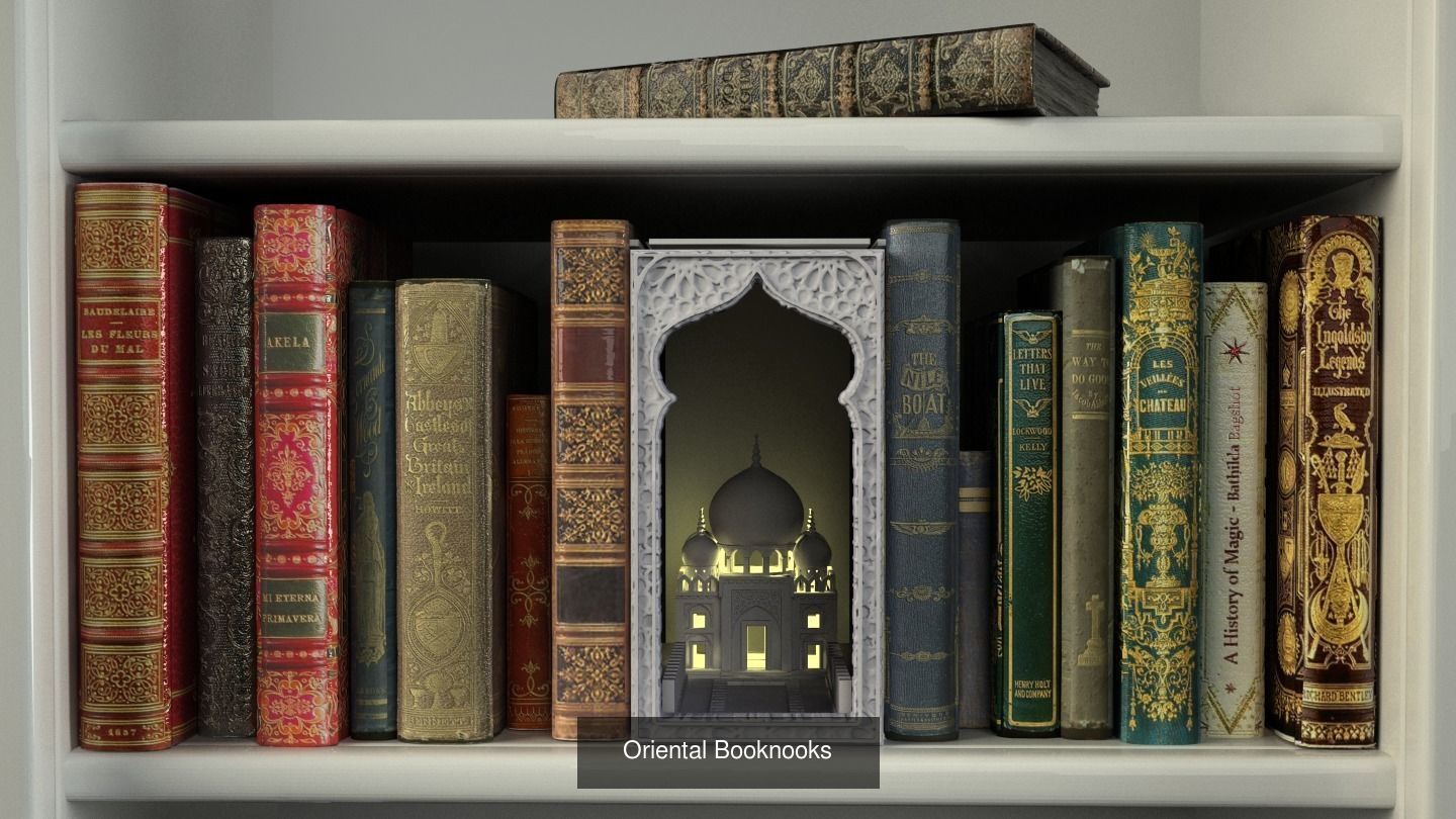 The scenic library  3d printable STL files Bundle 3D Model Collection_12