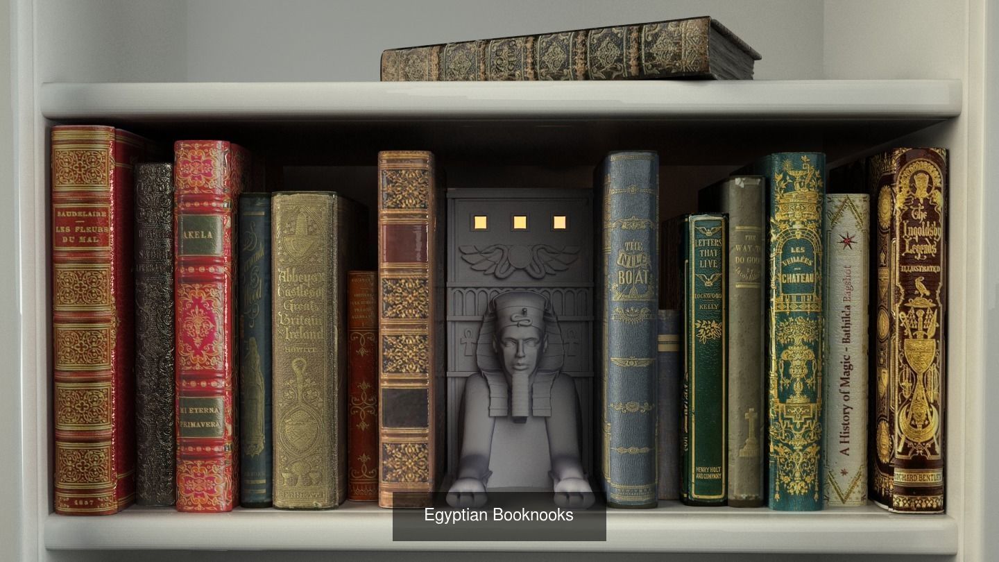 The scenic library  3d printable STL files Bundle 3D Model Collection_17