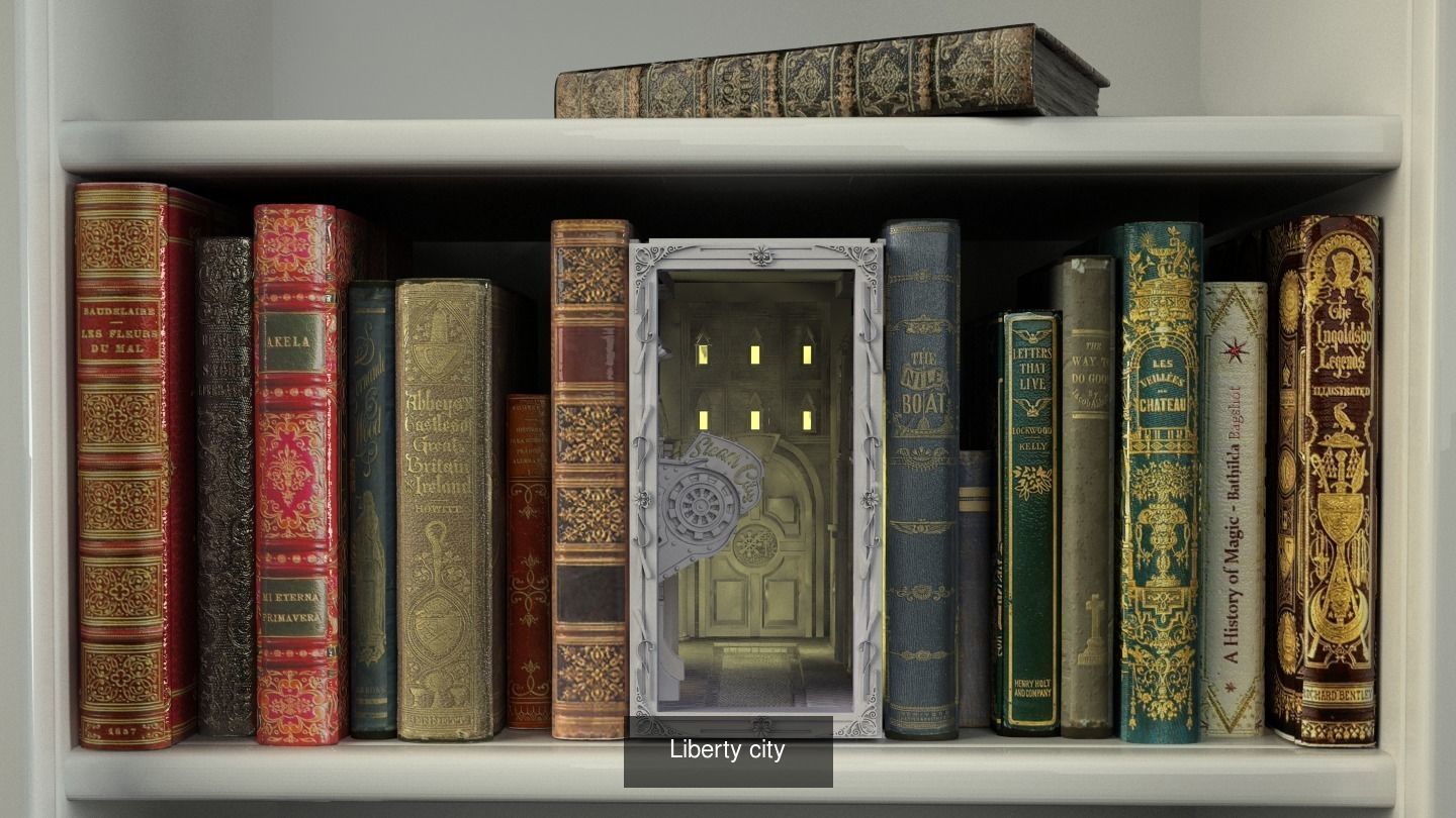 The scenic library  3d printable STL files Bundle 3D Model Collection_4