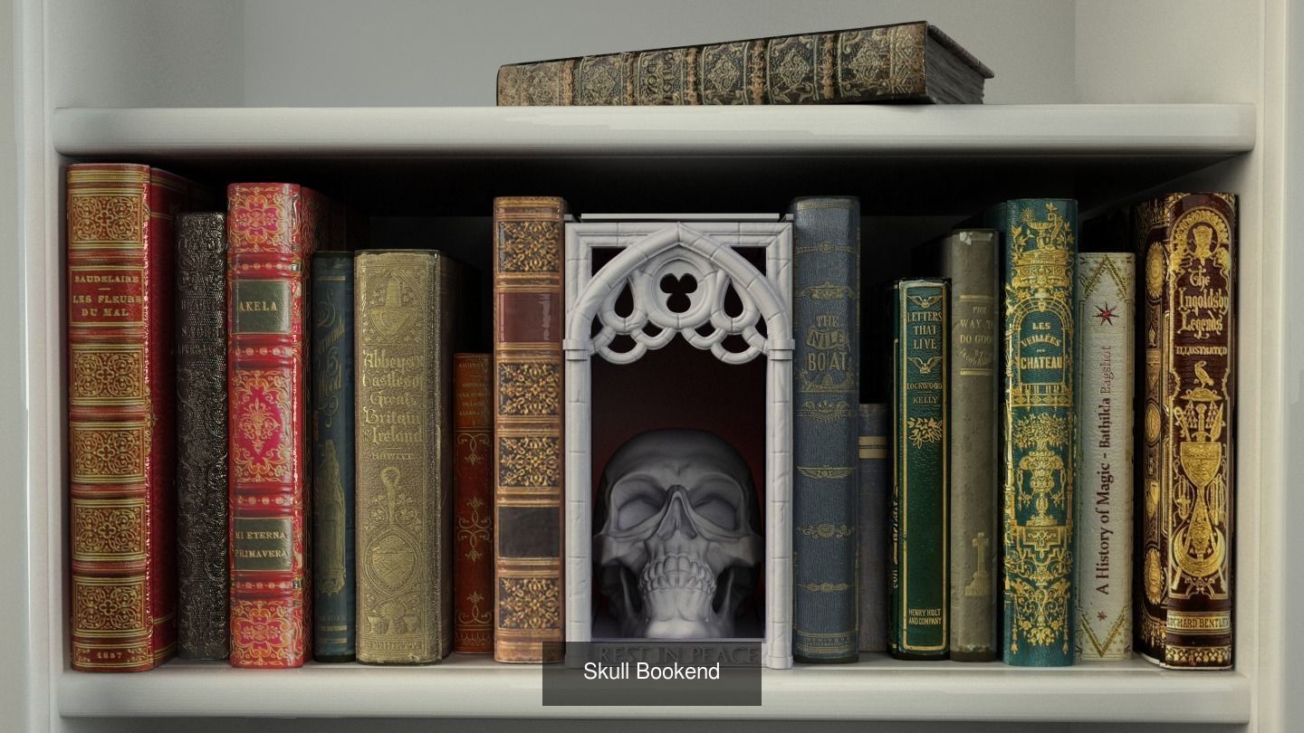 The scenic library  3d printable STL files Bundle 3D Model Collection_7