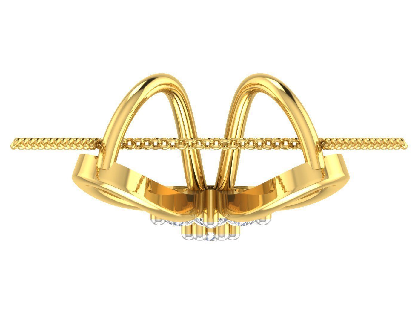 Solitaire Women Pendant 3dm STL OBJ FBX Renders Details 3D print model_8