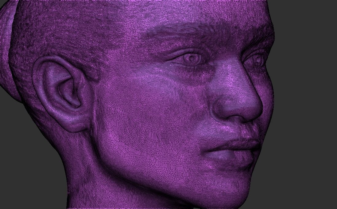Zendaya bust for 3D printing 3D print model_27