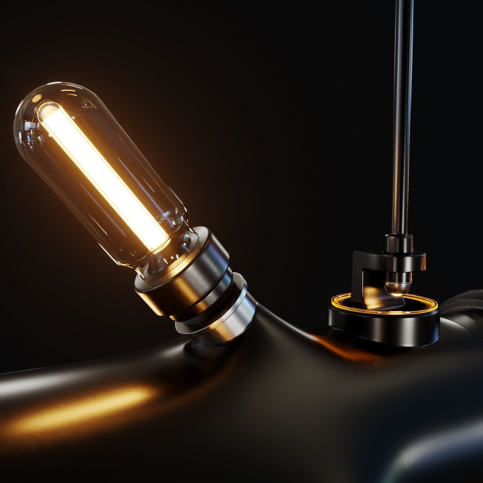 Loumon Lamp 3D model_7