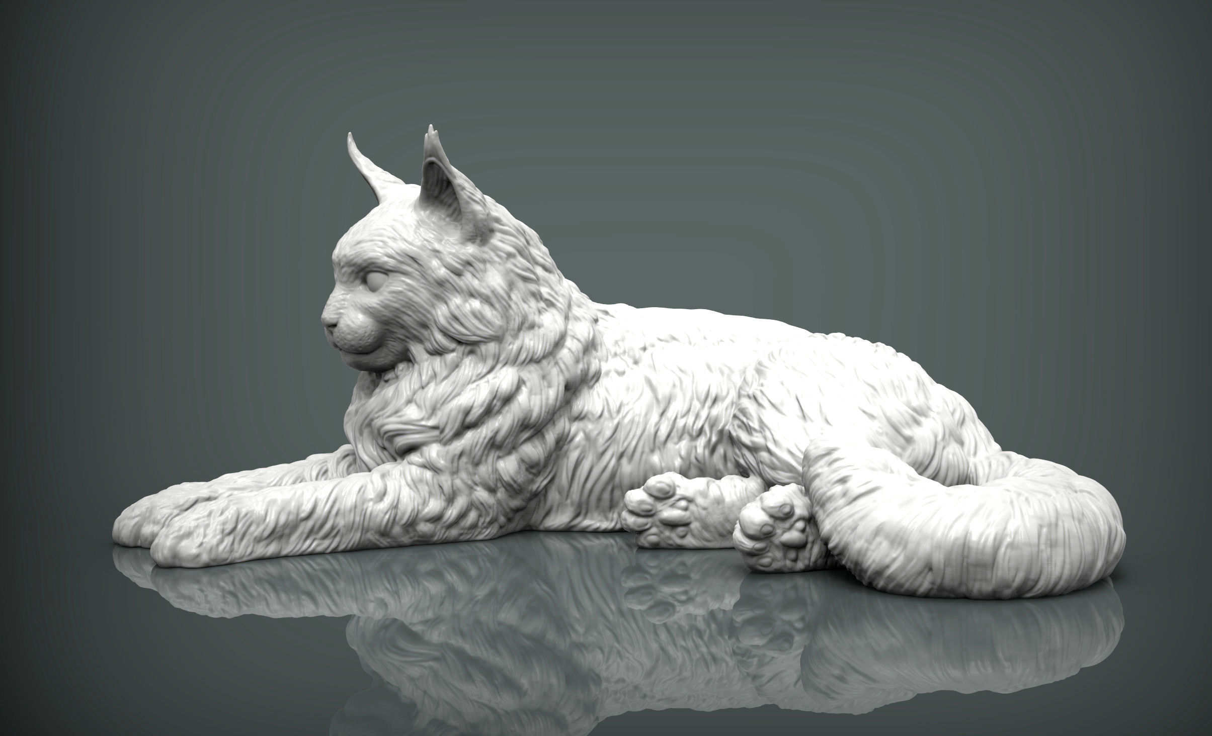 Maine Coon 3D print model_4