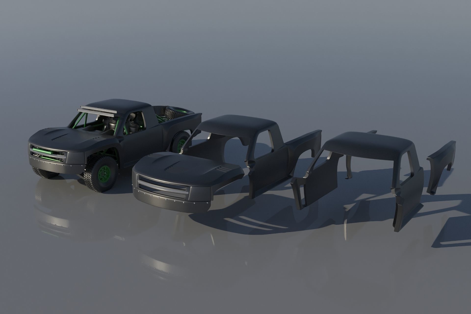 Chevrolet Trophy Truck 3D print model_21