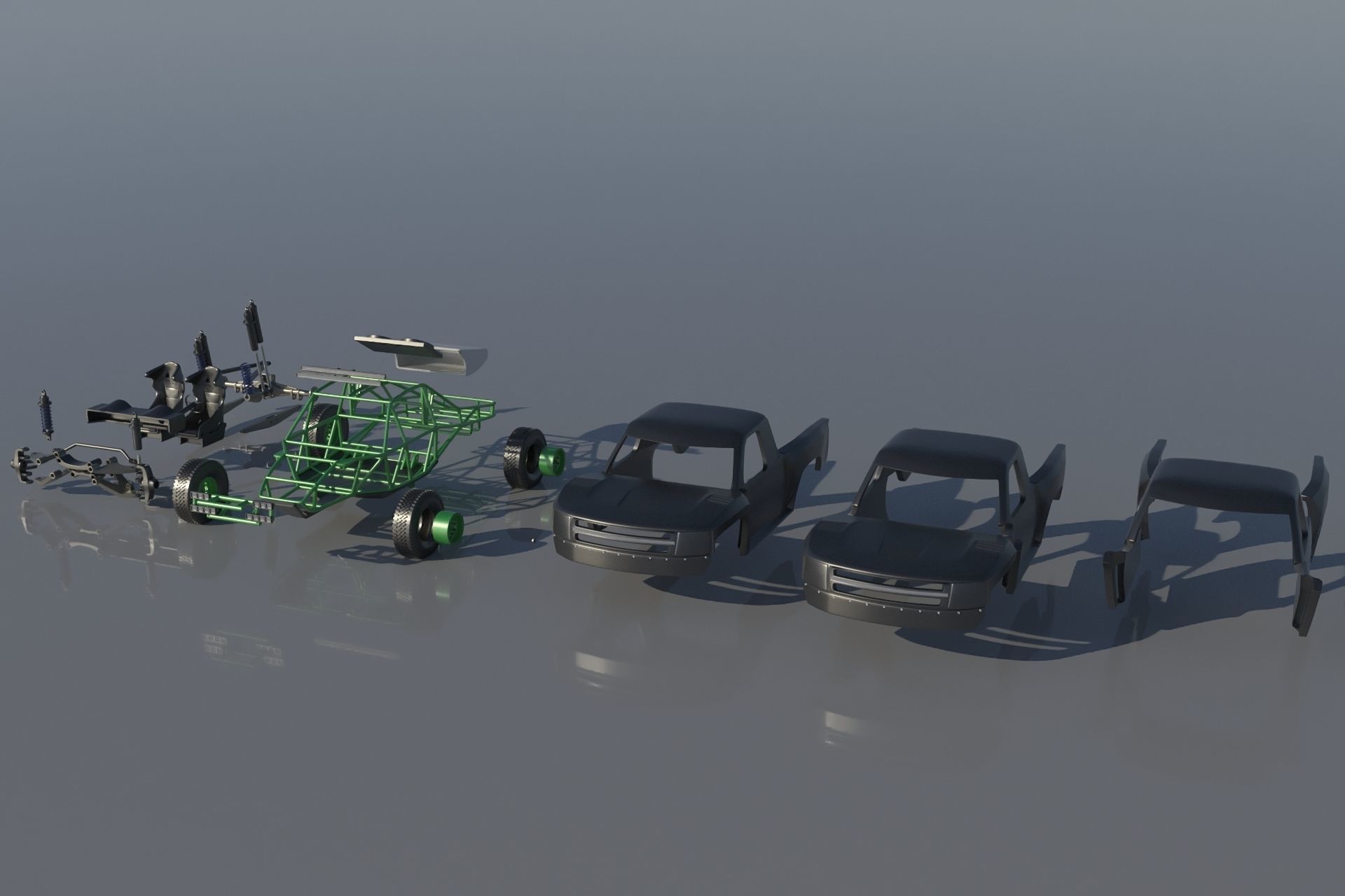 Chevrolet Trophy Truck 3D print model_23