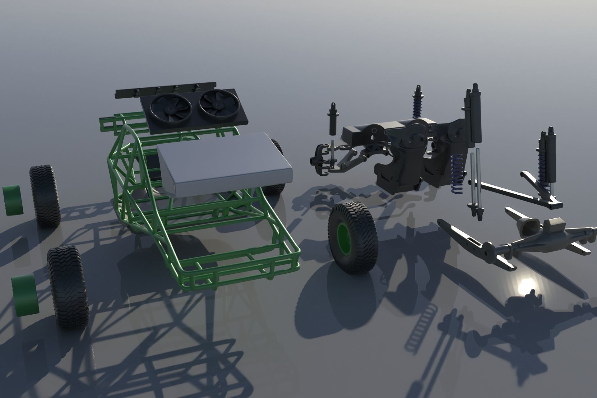 Chevrolet Trophy Truck 3D print model_25