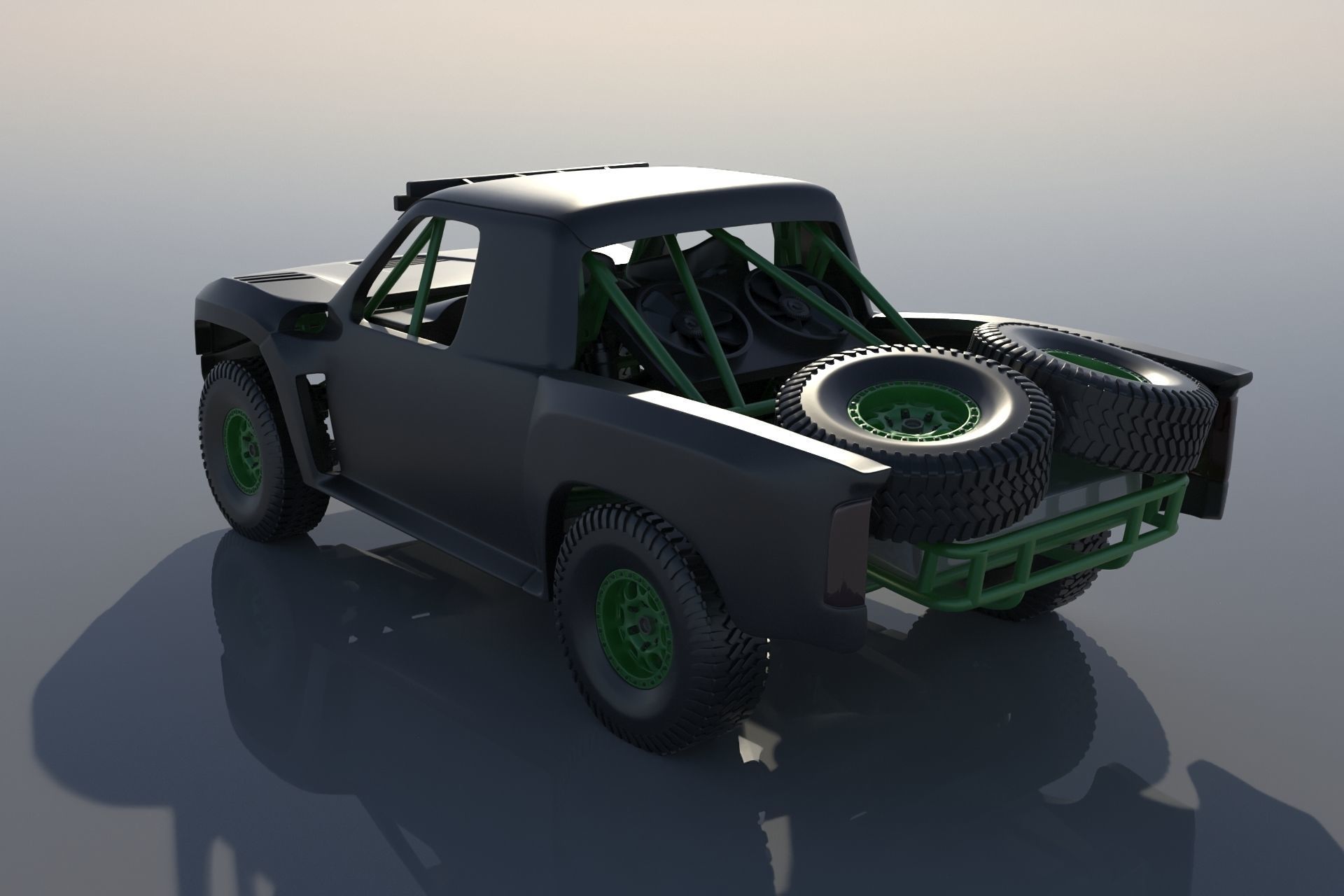 Chevrolet Trophy Truck 3D print model_4