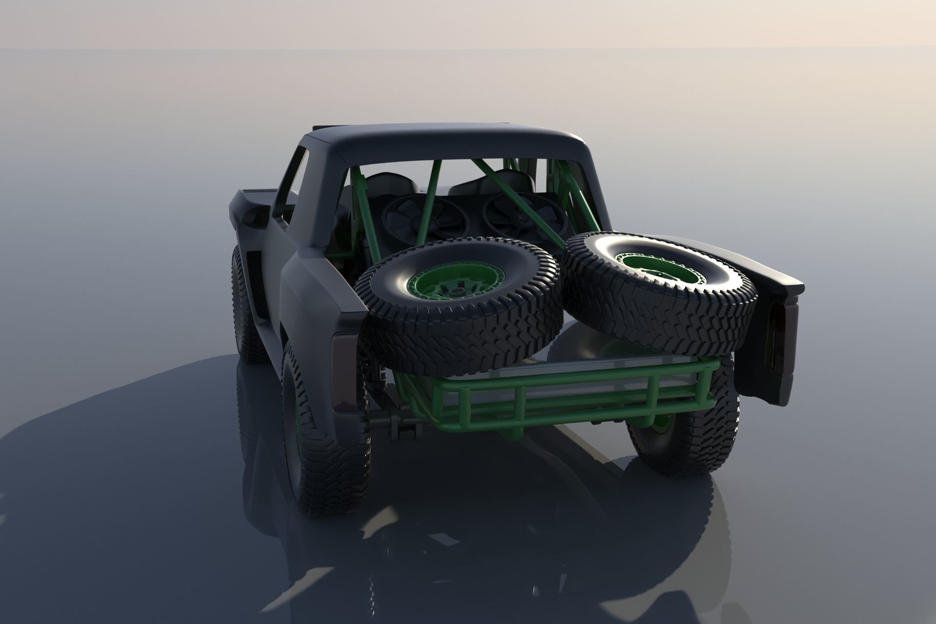 Chevrolet Trophy Truck 3D print model_5