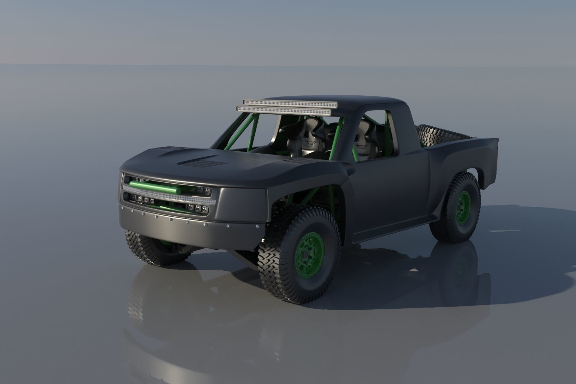 Chevrolet Trophy Truck 3D print model_1