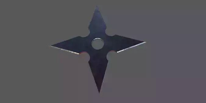 Shuriken sword with star in middle
