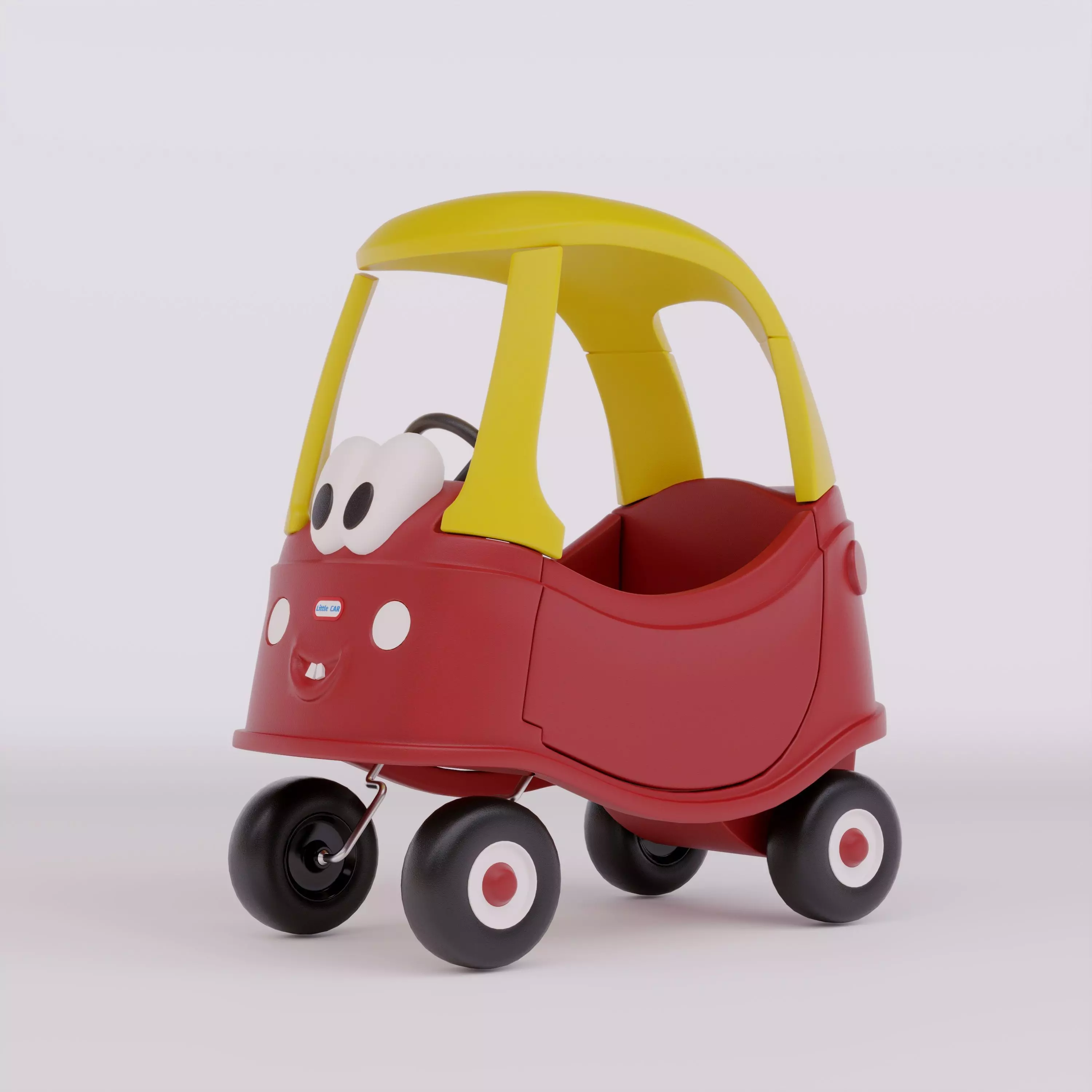 Childrens Toy Car 3D model