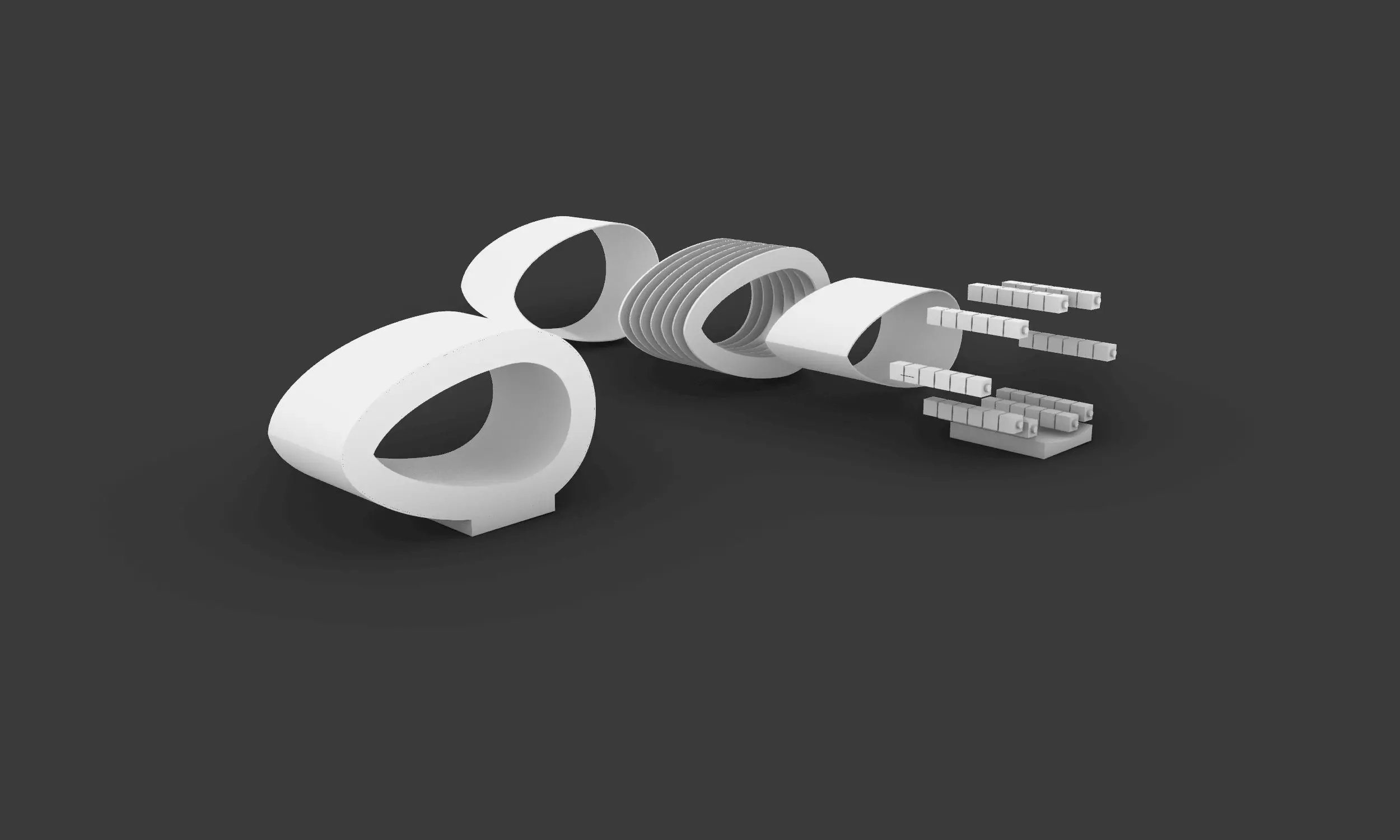 Bench ring Free 3D model