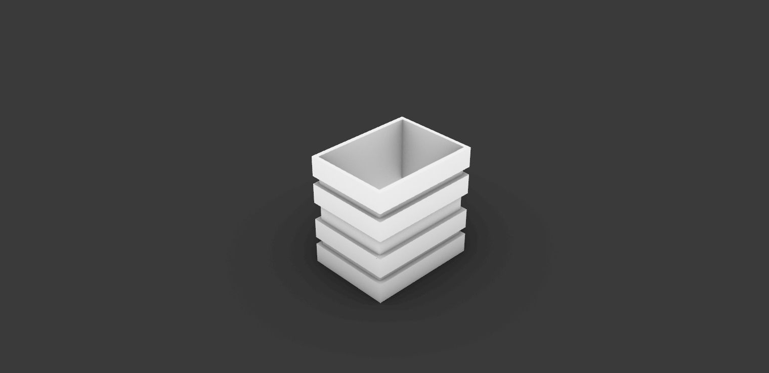flowerbox stack of boxes Free 3D model_1