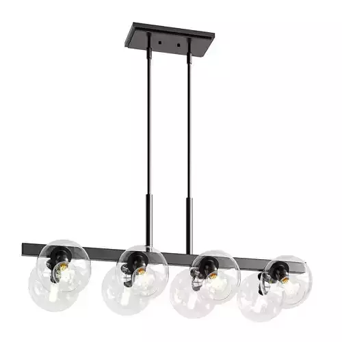 Dashly 8 Light Kitchen Island Linear Pendant