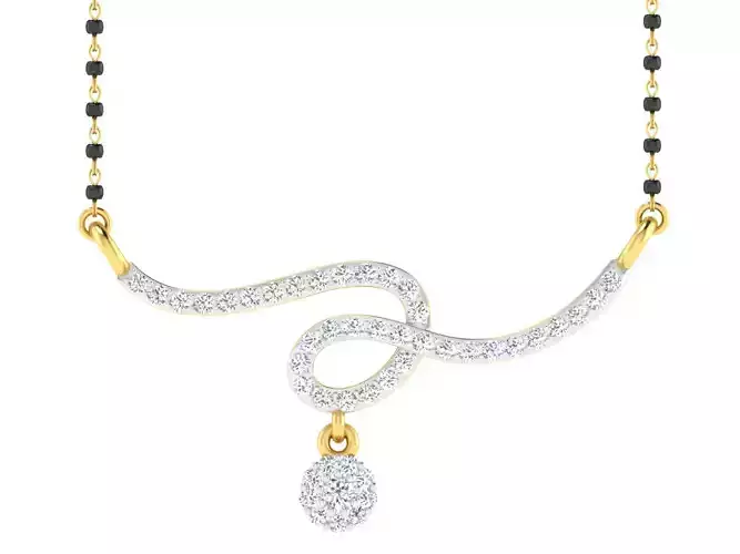 Women Necklace 3dm STL FBX OBJ Render Details