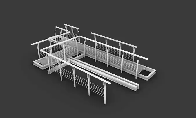 Corridor steel structure