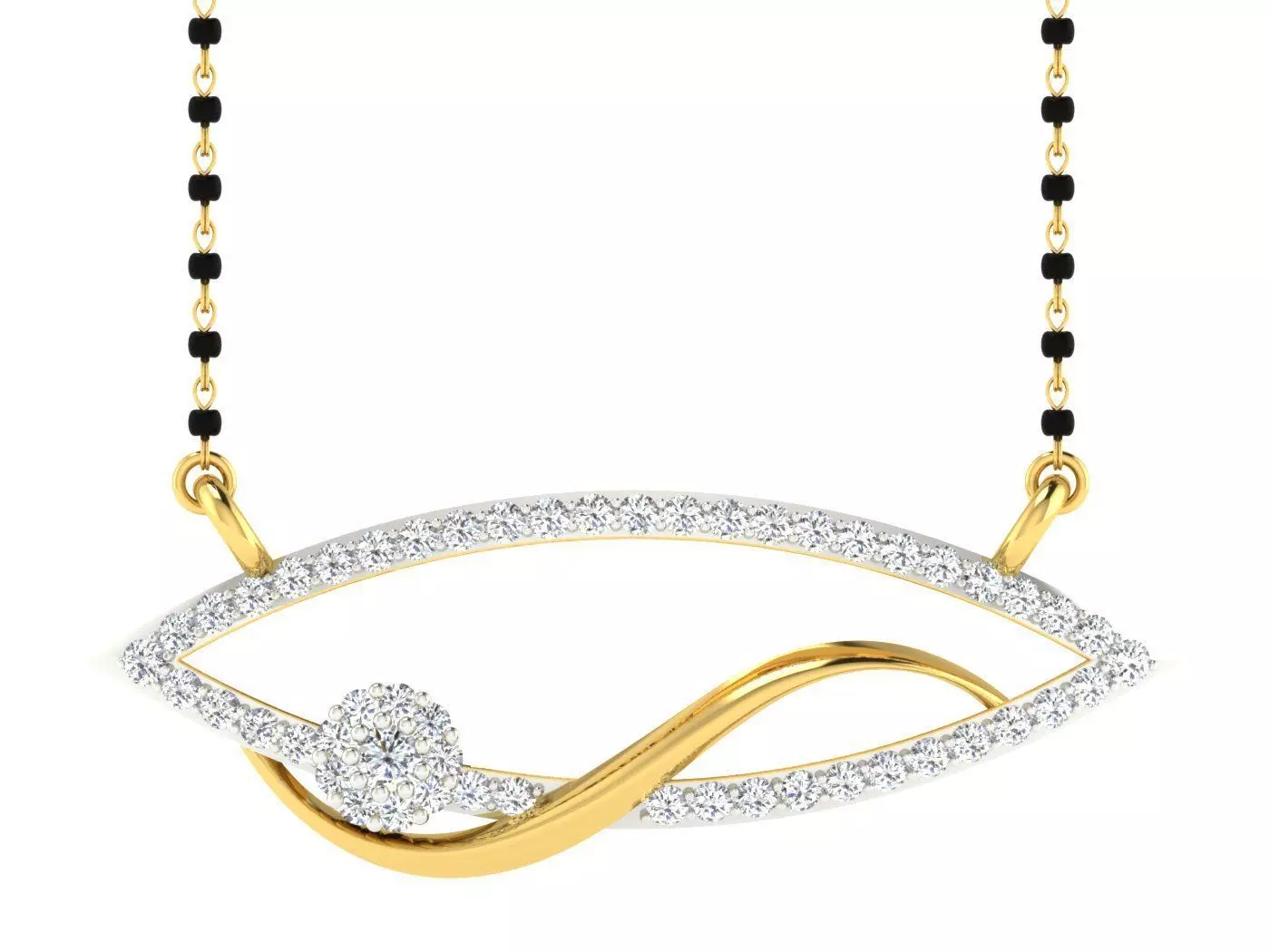 Women Necklace 3dm STL FBX OBJ Render Details 3D print model_0