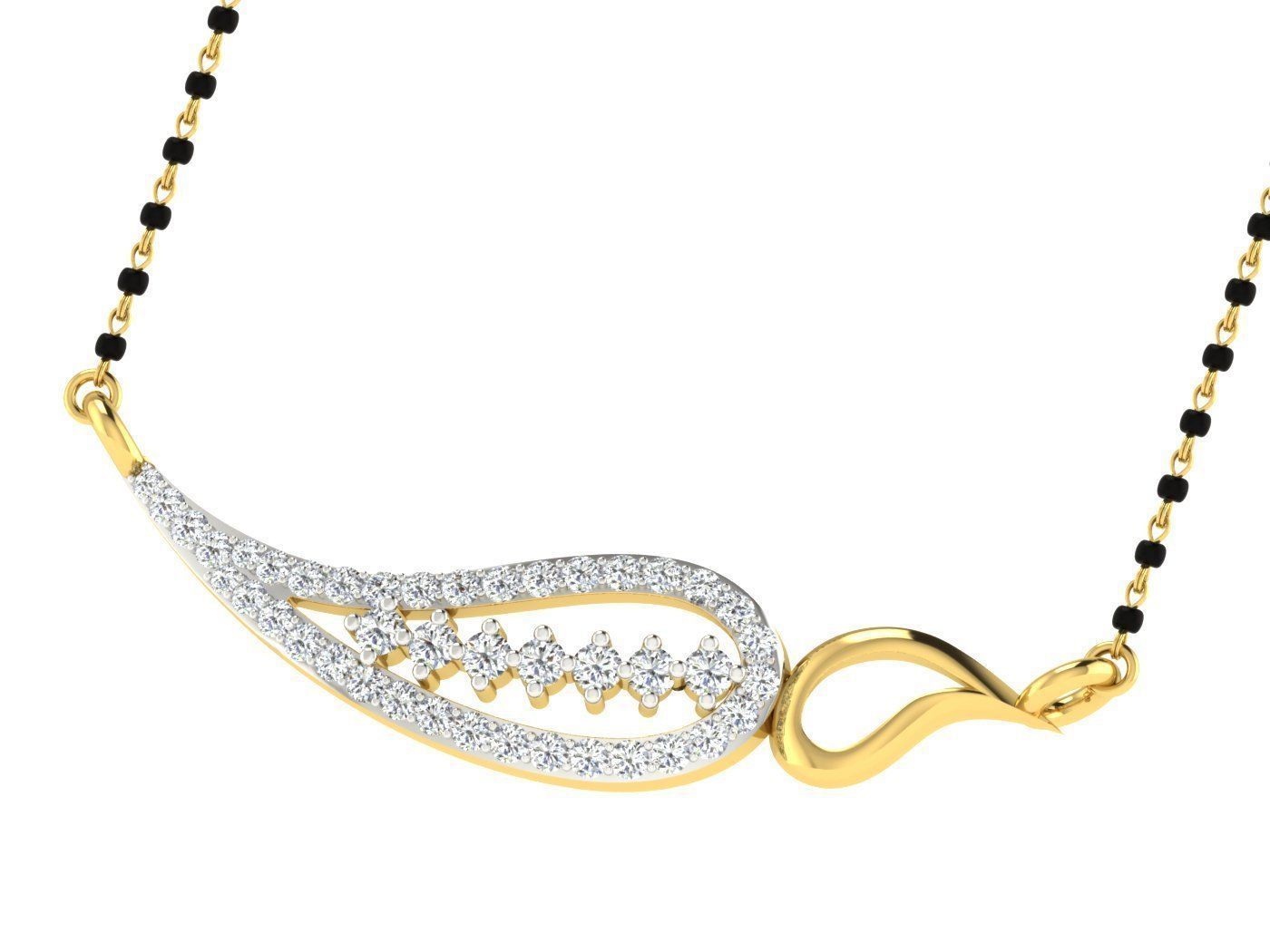 Women Necklace 3dm STL FBX OBJ Render Details 3D print model_1