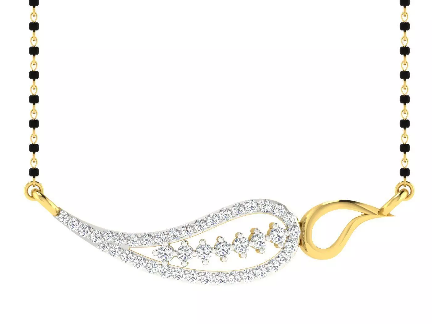 Women Necklace 3dm STL FBX OBJ Render Details 3D print model_0