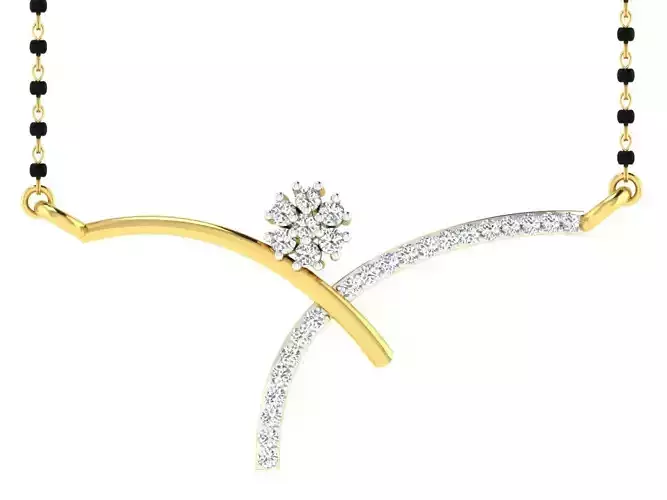 Women Necklace 3dm STL FBX OBJ Render Details