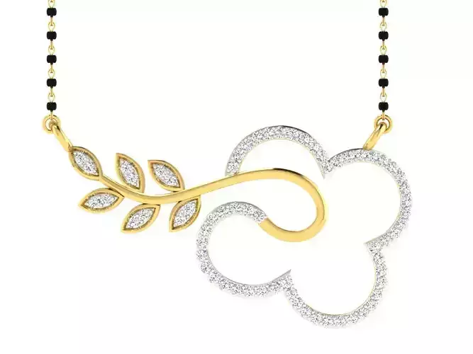 Women Necklace 3dm STL FBX OBJ Render Details