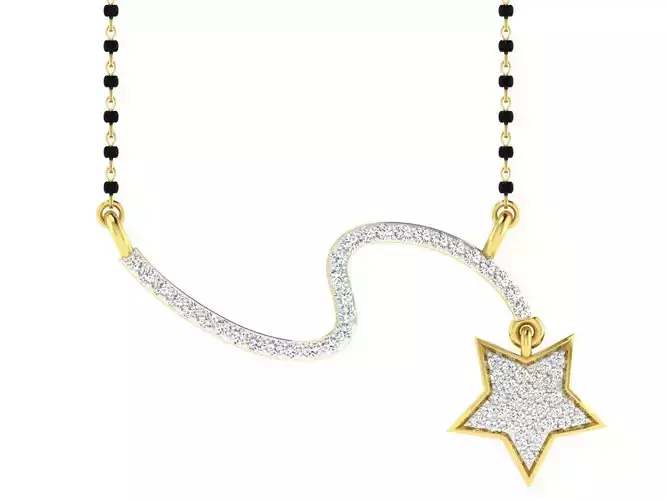 Women Necklace 3dm STL FBX OBJ Render Details