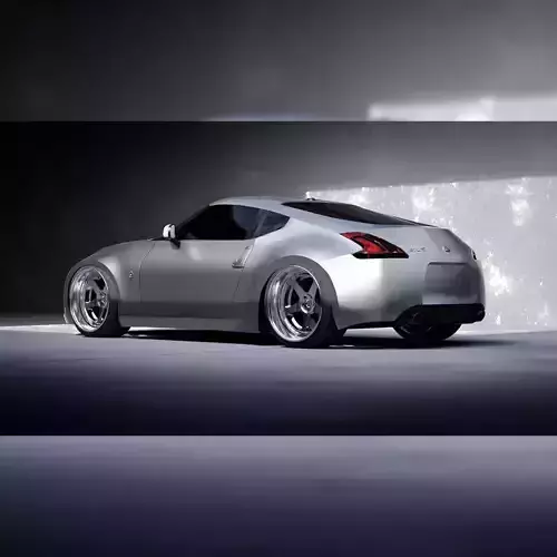 Nissan 370z Low-poly 3D model